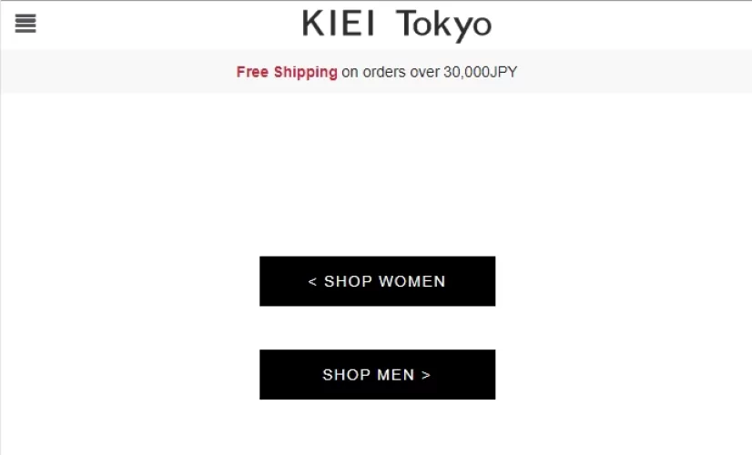 日本－kiei tokyo服裝電商